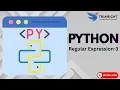 Character Classes and Quantifiers in Regular Expressions Python Tutorial Chapter 24 - Part 3