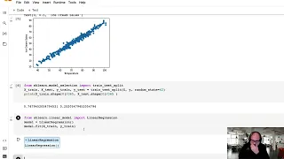 Python Linear Regression w Google Colab