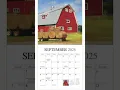 Beckoning Barns 2025 Square Wall Calendar Artwork of Lori Deiter
