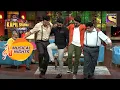Download Lagu The Kapil Sharma Show | Jr. NTR और Ram Charan के थिरके पैर Krushna और Kiku के साथ | Musical Nights