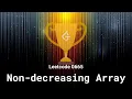 Leetcode 0665 Non-decreasing Array