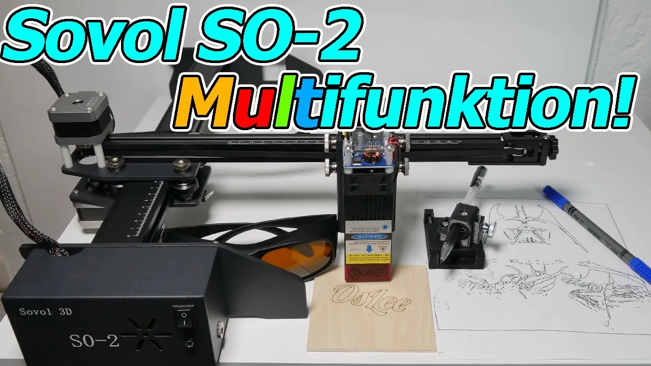 Sovol SO-2 Multifunktion: Schneiden, Gravieren, Lasern, Schreiben!