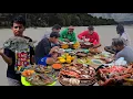 Nangkap CUMI-CUMI pinggiran di Pulau Terpencil, Mukbang usai berburu  #day11