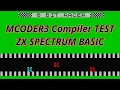 Mcoder 3 Compiler TEST - ZX Spectrum BASIC