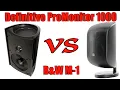 Download Lagu Definitive Technology ProMonitor 1000 Speaker VS B\u0026W Bowers \u0026 Wilkins M-1, M1MB Sound Comparison
