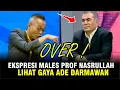 EKSPRESI MALES PROF NASRULLAH LIHAT GAYA ADE DARMAWAN