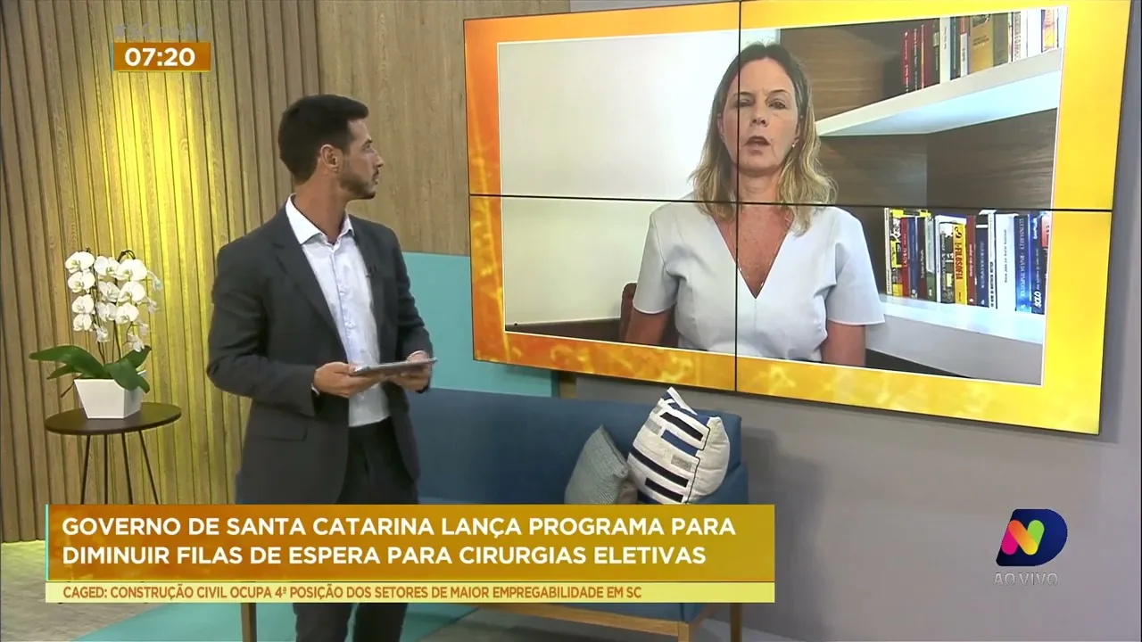 Karina Manarin comenta o novo programa do governo de SC para reduzir fila em cirurgias eletivas