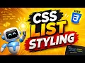 CSS Lists Tutorial Styling HTML Lists Like a Pro Complete Beginner Guide