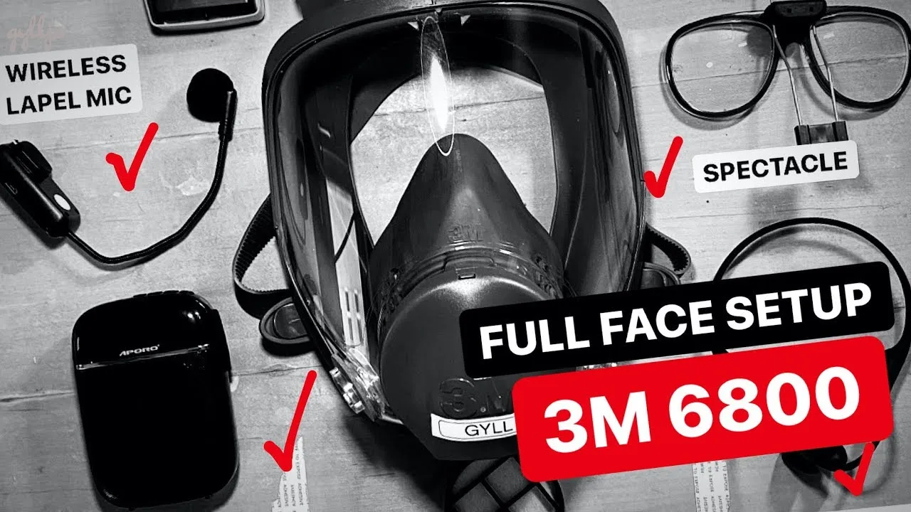 3M 6800 Full Face Respirator Mask Unboxing