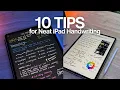 10 Tips for NEAT iPad Handwriting