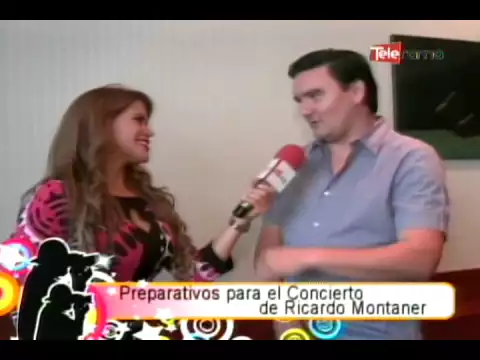 Preparativos para el concierto de Ricardo Montaner
