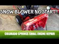 Troy-Bilt Snowblower Won t Start Small Engine Repair