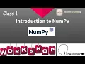 Python NumPy Tutorial for Beginners to Advanced - Session 1 NumPy Array Python Training