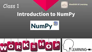 Python NumPy Tutorial for Beginners to Advanced - Session 1 NumPy Array Python Training