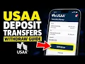 How to wit raw with USAA deposit transfers - Beginner Guide