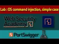 Lab OS command injection simple case Web Security Academy - PortSwigger