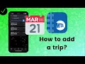 How to add a trip to the calendar in MTA TrainTime