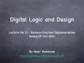 Lecture No 13 Boolean Function Implementation - Digital Logic Design