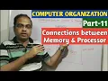 COMPUTER ORGANIZATION Part-11 Connections between Memory Processor