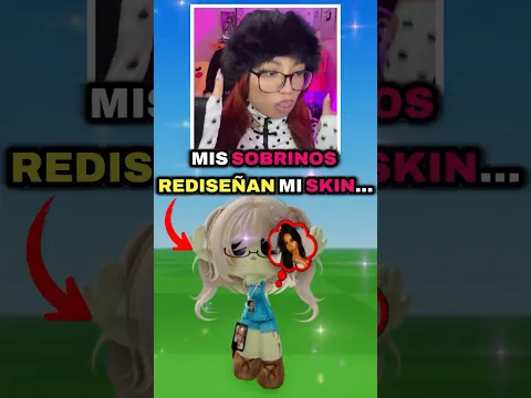 MIS SOBRINOS REDISEÑAN MI SKIN 🎨🎮 #roblox
