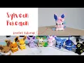 Crochet Sylveon pokemon part2 crochet keychain