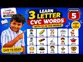 Learn English at Any Age 3-Letter CVC Words with Short O Phonics Episode 5