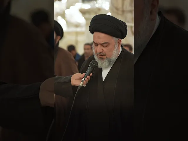 ⁣صلاةٌ جماعيةٌ اجتمعت فيها القلوب وتوحّدت فيها النبضات في صحن أم أبيها السيدة الزهراء (ع)