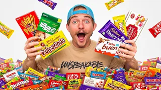 I Ate 100 Candies From Around The World!