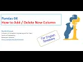 Pandas 04 DataFrame - Add Delete Column
