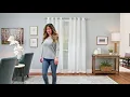 Exclusive Home Curtains Exclusive Home Kochi Light Filtering Linen Blend Grommet Top Cur