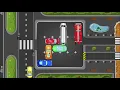 Parking Panic on Coolmath Games level four in 10 moves or less