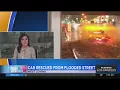 Major flooding requires car rescue in West Covina