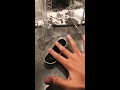 Fingerboard ollie in slow motion