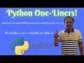 Python One-Liners For Cracking Coding Interviews