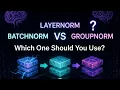 BatchNorm vs LayerNorm vs GroupNorm Which One Should You Use