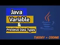 Java Variable and Primitive Data Types Primitive data types in java java tutorials for beginners
