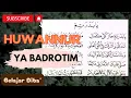 BELAJAR DIBA YA BADROTIM LAGU HUWANNUR #belajarsholawat #yabadrotim #huwannur #sholawat