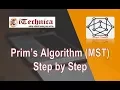 26 Prim s Algorithm MST Step by Step with Example