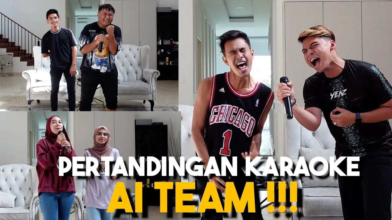 PERTANDINGAN KARAOKE AI TEAM !!! LAGU VIRAL TIARA !!!