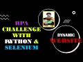 Web scraping Dynamic Website Selenium With Python RPA Challenge Solution