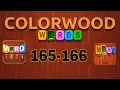 COLORWOOD WORDS Cryptogram level 165 166