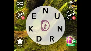0664 Wordscapes Jungle Thick Level 664