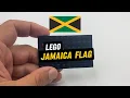 How to Build the LEGO Jamaica Flag
