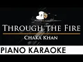 Download Lagu Chaka Khan - Through the Fire - Piano Karaoke Instrumental Cover with Lyrics