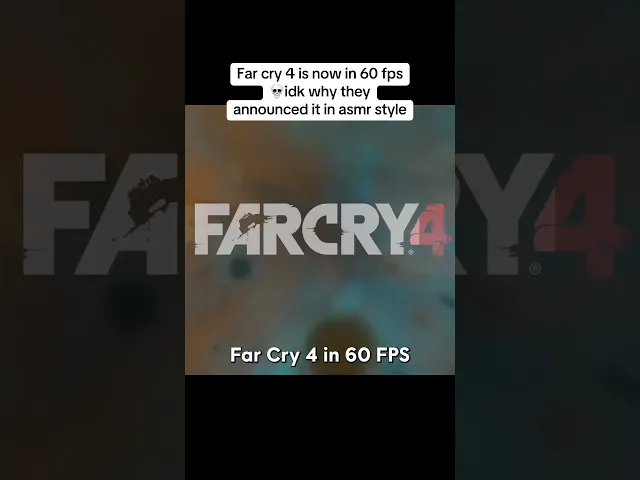 Far cry 4 has received 60 fps update
