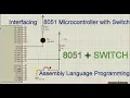Interfacing Switch with 8051 Microcontroller Assembly Language Programming