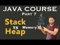 Complete JAVA Course Part 7 Stack vs Heap Memory Java Programming Language