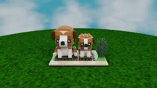 St Bernard and Puppy - 40543 - Brickheadz