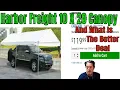 Harbor Freight Portable Garage Review 10 x 20 - What Is The Best Deal