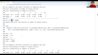 Simulate prior distributions in Bayesian factor analysis